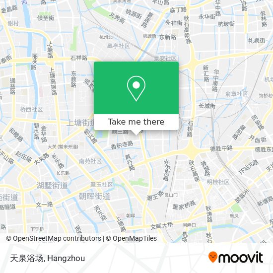 天泉浴场 map