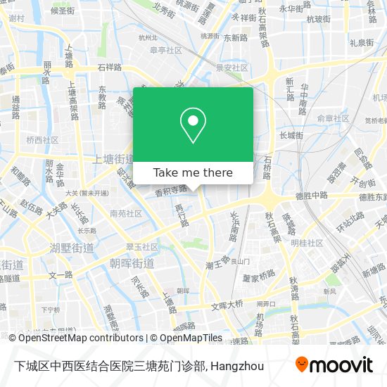 下城区中西医结合医院三塘苑门诊部 map