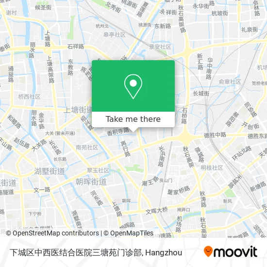 下城区中西医结合医院三塘苑门诊部 map