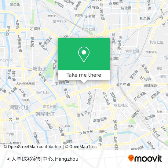 可人羊绒衫定制中心 map