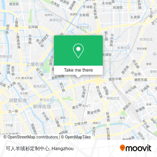 可人羊绒衫定制中心 map