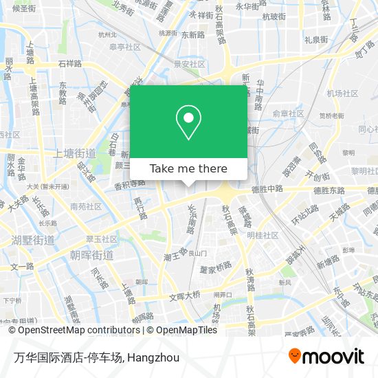 万华国际酒店-停车场 map