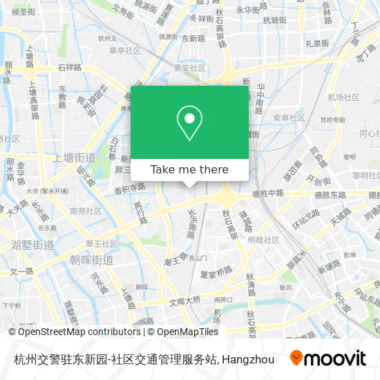 杭州交警驻东新园-社区交通管理服务站 map