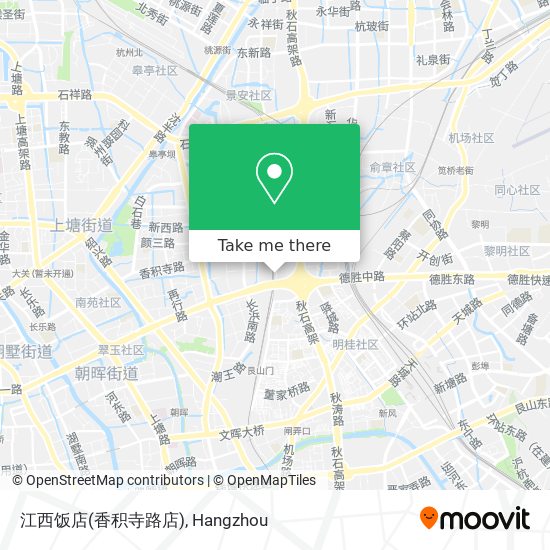 江西饭店(香积寺路店) map