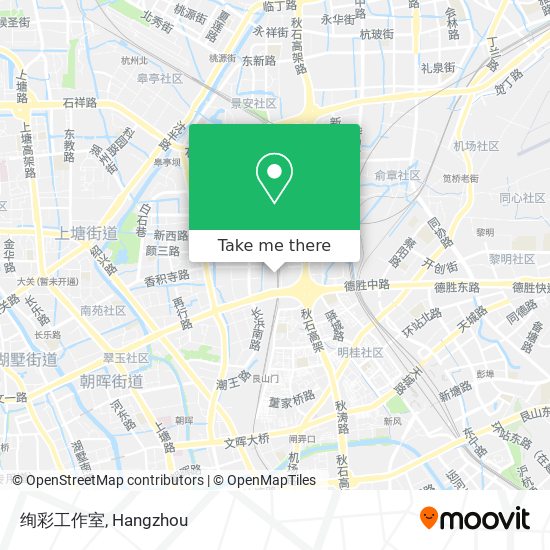 绚彩工作室 map