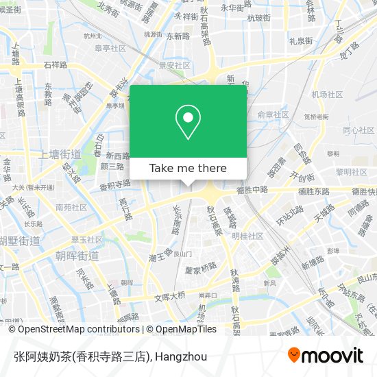 张阿姨奶茶(香积寺路三店) map