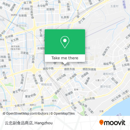 云忠副食品商店 map
