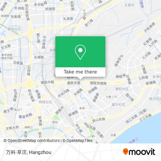万科·草庄 map