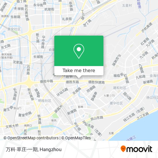 万科·草庄-一期 map