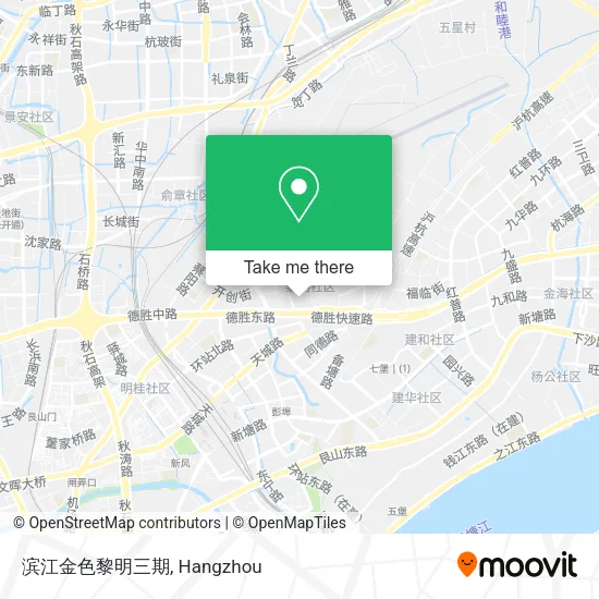 滨江金色黎明三期 map