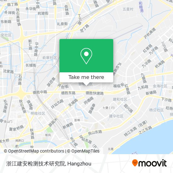 浙江建安检测技术研究院 map