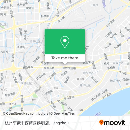 杭州李豪中西药房黎明店 map