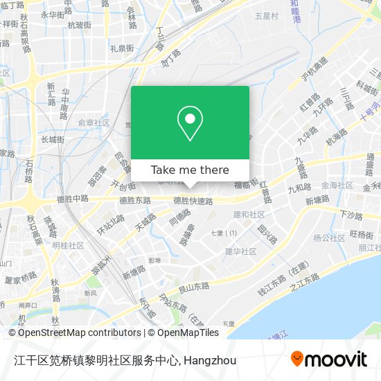 江干区笕桥镇黎明社区服务中心 map