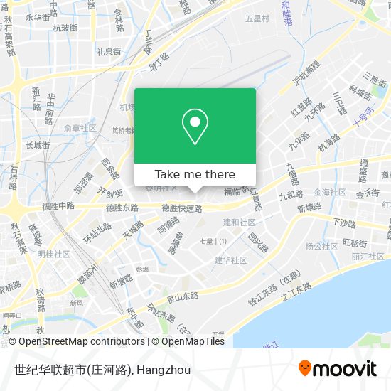 世纪华联超市(庄河路) map