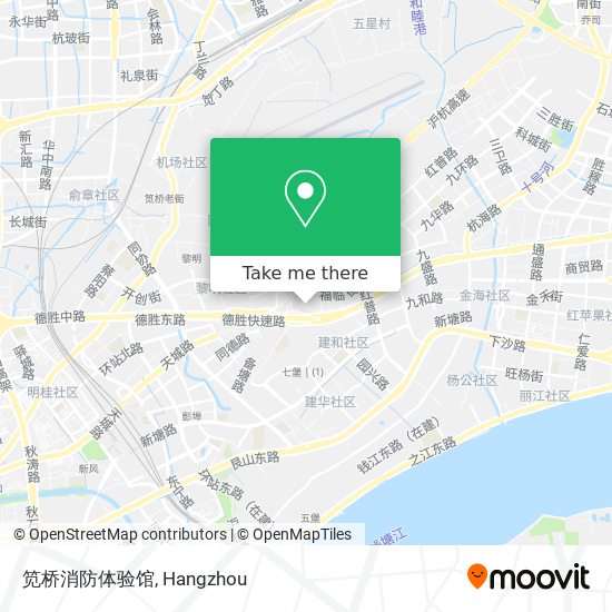 笕桥消防体验馆 map