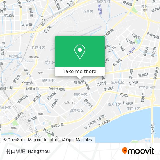 村口钱塘 map