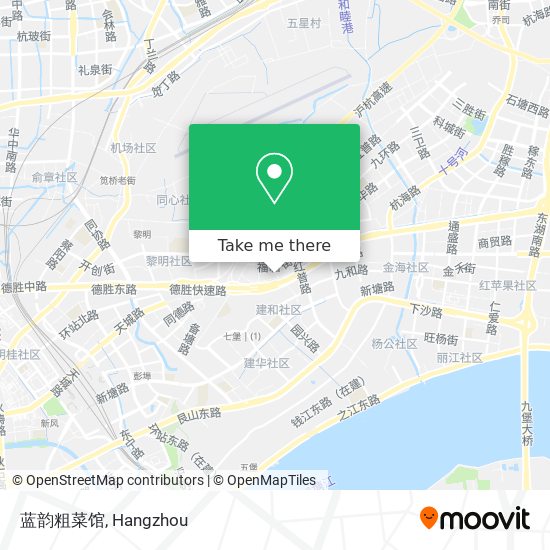 蓝韵粗菜馆 map