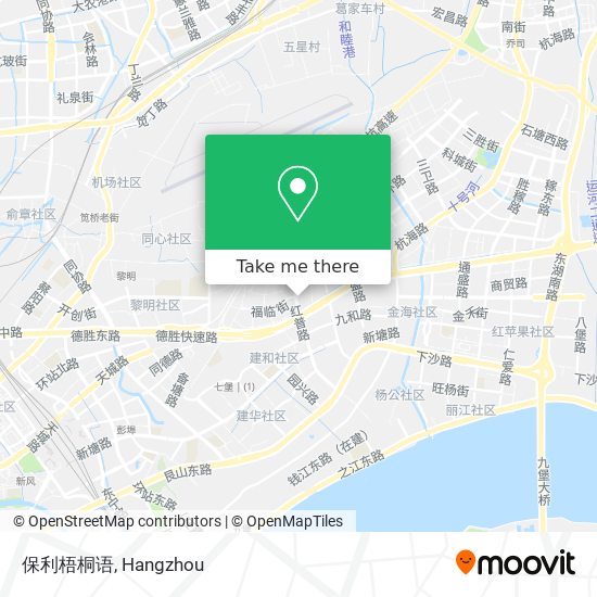 保利梧桐语 map