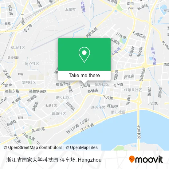 浙江省国家大学科技园-停车场 map