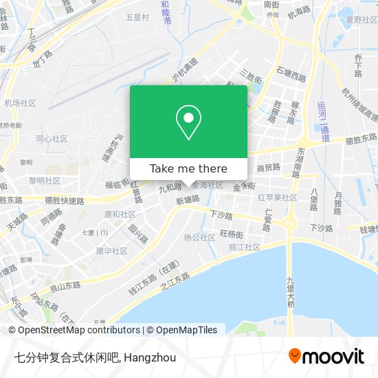 七分钟复合式休闲吧 map