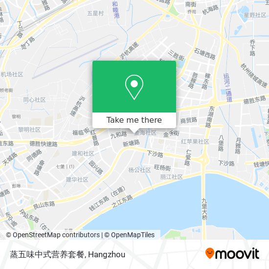 蒸五味中式营养套餐 map