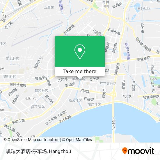 凯瑞大酒店-停车场 map
