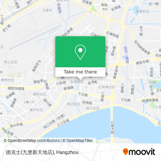 德克士(九堡新天地店) map