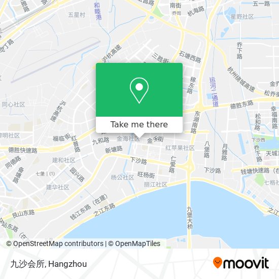 九沙会所 map