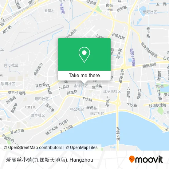 爱丽丝小镇(九堡新天地店) map