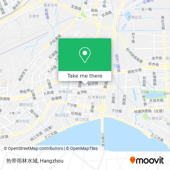 热带雨林水城 map