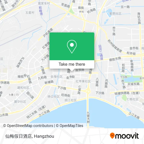 仙梅假日酒店 map