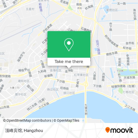 顶峰宾馆 map
