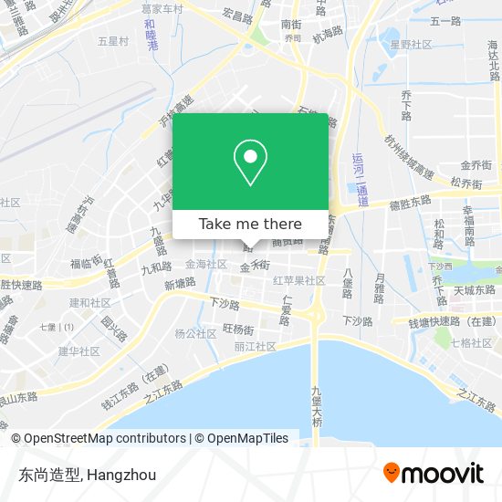 东尚造型 map