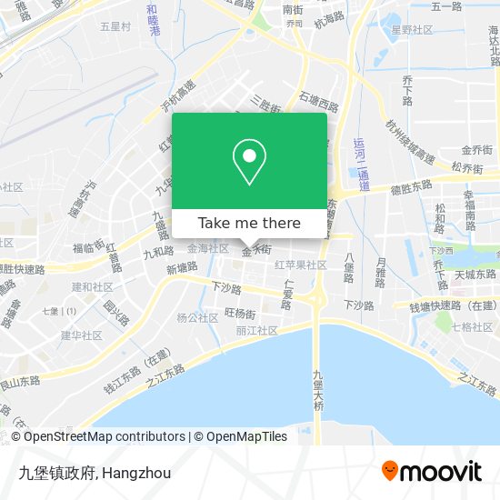九堡镇政府 map