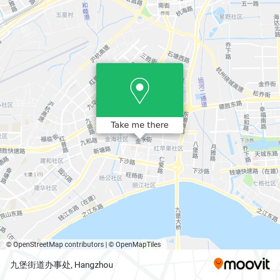 九堡街道办事处 map