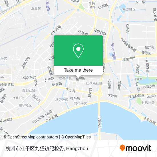 杭州市江干区九堡镇纪检委 map