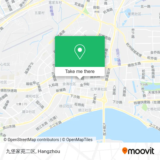 九堡家苑二区 map