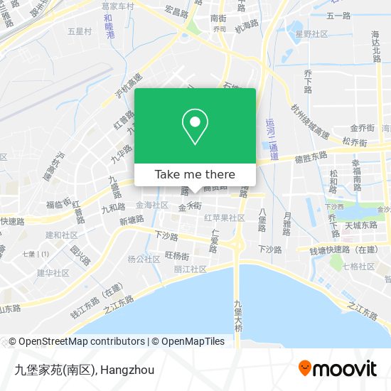 九堡家苑(南区) map