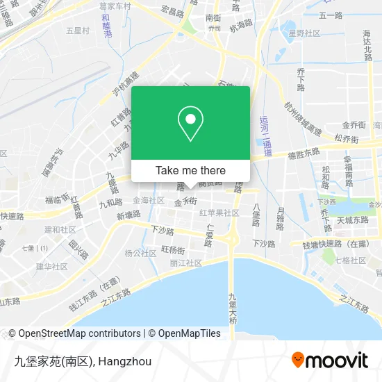 九堡家苑(南区) map