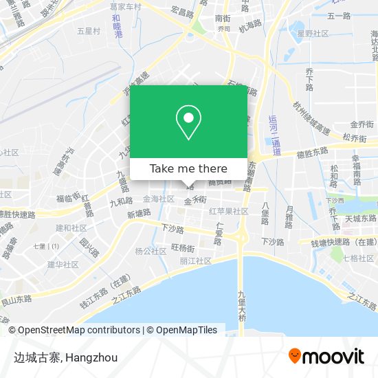 边城古寨 map