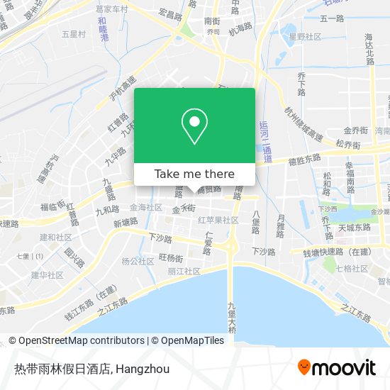 热带雨林假日酒店 map