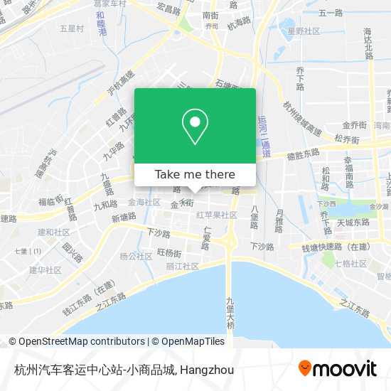 杭州汽车客运中心站-小商品城 map