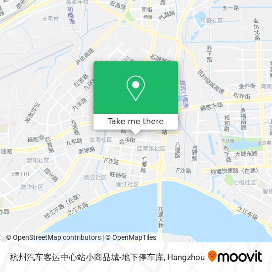杭州汽车客运中心站小商品城-地下停车库 map