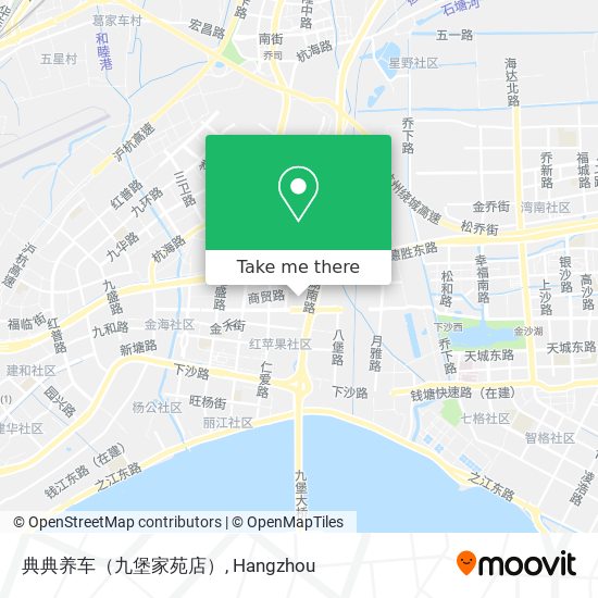 典典养车（九堡家苑店） map