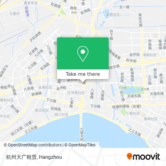 杭州大广租赁 map