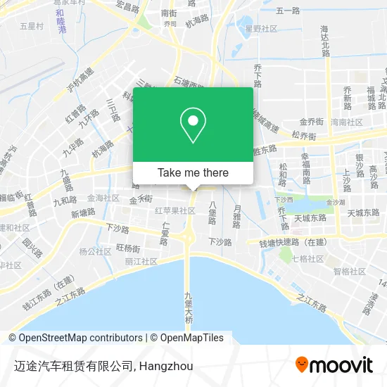 迈途汽车租赁有限公司 map