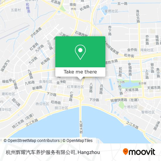 杭州辉耀汽车养护服务有限公司 map