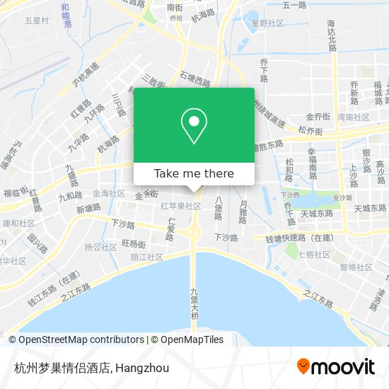 杭州梦巢情侣酒店 map