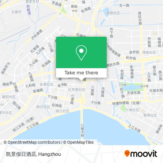 凯景假日酒店 map
