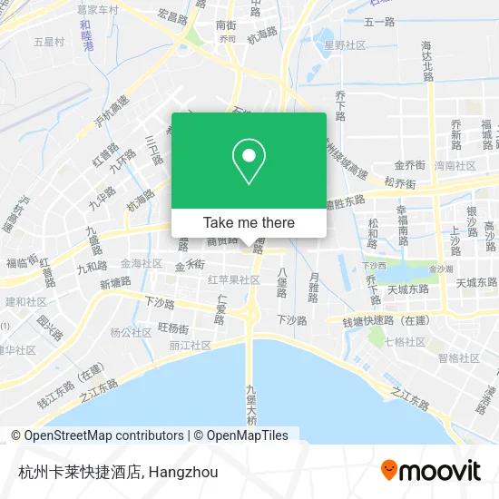 杭州卡莱快捷酒店 map